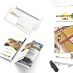 Corporate Design Konzept mit Logo, Farbpalette und typografischen Elementen für ein einheitliches Markenbild