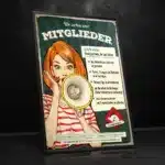 Plakatdesign zur Mitgliedersuche – modernes Layout mit auffälliger Typografie und einladender Botschaft