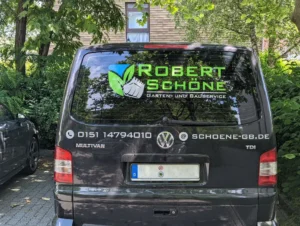 Robert Schöne Garten- und Bauservice Auto Beschriftung